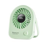 Portable Desk Fan - Handheld Battery Display Personal Cooling Device Travel