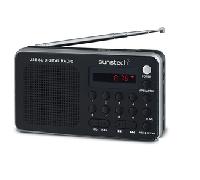 Sunstech Portable digital AM/FM radio silver Portátil Analógica Negro, Plata
