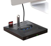 Portable Disc Drive - Quemador de computadora portátil Externo, USB PC Reader | Escritor de Escritorio Compacto con Transferencia rápida de Datos y compatibilidad , Reproductor de de l