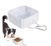 Portable Dog Bowl, 500 ml Outdoor Watering Feeding Bowl, Foldable Pet Food Container For Small Medium Dogs Cats RV Car Boat Traveling Hiking Walking Camping Beach