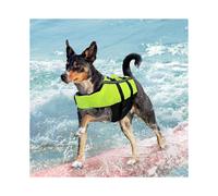 Portable Dog Life Vest Dog Swimming Vest Pet Life Vest with Reflective Strip for Medium Dog-L