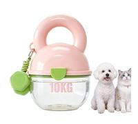 Portable Dog Water Bottle - Hydration Cup with Shoulder Strap, Leakproof Portable Drinking Container, Dog Water Bottle with Treat Box Food Storage Dispenser | Small Medium Large Breeds Travel Camping