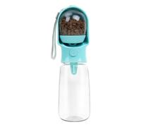 Portable Dog Water Bottle | with Food Container | Travel Puppy Water Bowl | for Cat Small Medium Large Breeds Walking Hiking Camping Picnic Training Outdoor