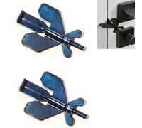 Portable Door Lock for Travel, Hotel Locks for Doors Travel, Hotel Door Locks for Travelers Security(Blue,2pcs)