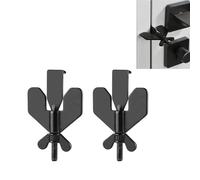 Portable Door Lock for Travel, Hotel Locks for Doors Travel, Hotel Door Locks for Travelers Security(Black,2pcs)