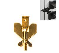 Portable Door Lock for Travel, Hotel Locks for Doors Travel, Hotel Door Locks for Travelers Security(Dark Gilt,1pc)