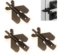 Portable Door Lock for Travel, Hotel Locks for Doors Travel, Hotel Door Locks for Travelers Security(Grey,3pcs)