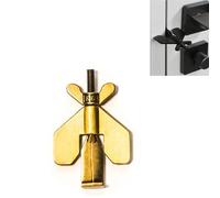 Portable Door Lock for Travel, Hotel Locks for Doors Travel, Hotel Door Locks for Travelers Security(Gold,1pc)