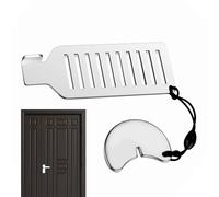 Portable Door Lock, Home Security Door Safety Latch & Heavy-Duty Stainless Steel Lock, Easy Install Adjustable Lockdown for Travelers, Apartments, Hotels, Extra Security for Doors, Use
