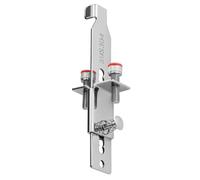 Portable Door Lock Travel, Hotel Safety Locking Device, Child-Proof Privacy Stopper, Easy Install Anti-Intrusion Tool, for Dorm, Apartment, Motel, College, Bedroom, House Use, 11.99cm Stainless Steel