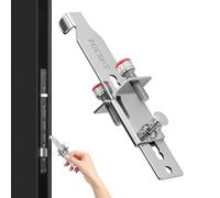 Portable Door Lock, Travel Safety Lock, Compact Lightweight, and Fits Most Doorway, Doors Stopper Locks for Travelers, Women, Students, Motel, College Dorm, or Rental Property and Families