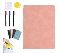 Portable Dry Erase Board, 2026 New Reusable Whiteboard Notebook, Portable Small Dry Erase Board Whiteboard Notebook Handheld for Office School Home Use (Pink)
