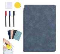 Portable Dry Erase Board, 2026 New Reusable Whiteboard Notebook, Portable Small Dry Erase Board Whiteboard Notebook Handheld for Office School Home Use (Denim Blue)