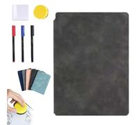 Portable Dry Erase Board, 2026 New Reusable Whiteboard Notebook, Portable Small Dry Erase Board Whiteboard Notebook Handheld for Office School Home Use (Black)