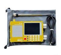 Portable DSP-Tuner TEF6686 Banda completa FM/AM/LW/MW/SW Radio RDS Receptor con pantalla táctil de 2.8 pulgadas, batería de 5000 mAh para viajes, escuchar al aire libre (amarillo)
