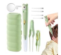 Portable Earwax Spoon - Ear Wax Kit for Outdoor Camping | Medical Grade Steel with Gentle Scoop, Travel Hygiene Tool, Home Grooming Accessory, Compact Cleaning Aid for Women Men