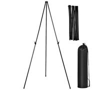 Portable Easel Stand Adjustable Height Aluminum Alloy Art Easel Tripod Picture Stand Multi-Purpose Easel for Painting Canvas Wedding Signs and Posters, Easel Stand Aluminum Alloy