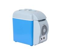 Portable Electric Cooler - 12V 24V Vehicle Refrigerator, Mobile Cooling Box, Compact Travel Food Beverage Storage Unit | Compact Refrigeration Unit,for Home Bedroom Workplace Dorm Outdoor