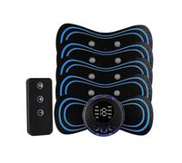 Portable Electric Neck Back Massager Ems Cervical Massage Patches Relief Pain A