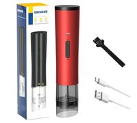 Portable Electric Pepper Mill,Compact Electrics Peppercorns Mill - Electric Salt Grinder Multifunctional Suitable for Peppercorns, Cumin And Other Solid Grain Seasonings