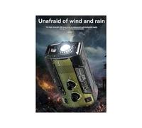 Portable Emergency Radio Solar Hand Crank Cell Phone Charger Radios AM/FM LED Flashlight Outdoor Indoor Light Night