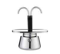 Portable Espresso Coffee Pot Stainless Steel Brewer Travel Maker