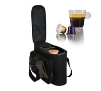 Portable Espresso Machine Transport Bag - Mini Coffee Maker Storage Case | Compact Travel Bag | Internal Compartments For Accessories, Ergonomic Shoulder Strap