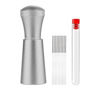 Portable Espresso Whisk - Aluminum Alloy, Adjustable Distributor | Coffee Stirrer Tool For, Espresso Shot Leveling For Home Cafe Brewing And Latte Making