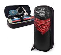 Portable Estuches Para Bolígrafos Monos Babuinos Fumando Cigarrillos Caja De Almacenamiento Resistente Estuches Portalapices Para Niños, Estudiantes, Material Escolar, 20X9X4Cm