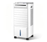 Portable Evaporative Air Cooler, 3-Speed 3-in-1 Cooling Unit with 5L Tank, 120° Oscillation, Low Energy Mobile Small Air Cond, for Bedroom Office Dorm