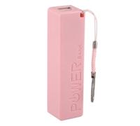 Portable External Battery Charger Power Bank 18650 with Keychain (without Battery) (pink)