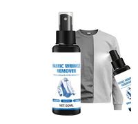 Portable Fabric Spray, Clothes Refresher Mist, 50 ml Anti Static Quick Dry Textile Cleaner, Travel Garment Freshening Solution, Office Bedroom Outfit Care Spray for Business Trips Daily 1.18x4.33