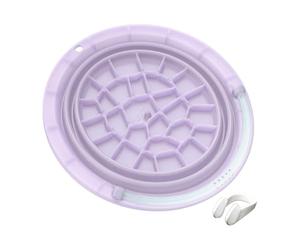 Portable Face Ice Basin, Cold Water Facial Tub, Collapsiblez Spa Basin with Easy Fold Feature, Sturdy Silicone Cooling Tool, Refreshing Skin Care Accessory, Salon Home Use