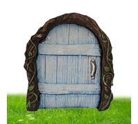 Portable Fairy Door, Miniature Whimsical Garden, with 10x11x0.5cm Decoration System, Lightweight Quality Design Unit, Easy Install Gear, Fantasy Fairy Door, for Trees Walls Indoor Outdoor Uses