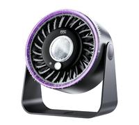 Portable Fan - 7.04 Inches Rechargeable Silent Desktop Cooling Fan, 3000mAh Quiet Air Cooler | Powerful Tabletop Air Circulator, For Bedroom Office Home Travel Camping Use