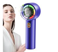Portable Fan, Adjustable LED Display Turbo Fan, Rechargeable Outdoor Supplies, Small Air Cooler Home, Studio