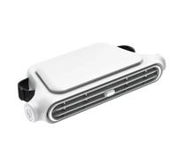 Portable Fan for Car, Double Turbine Headrest Fan, USB Powered Cooler, Adjustable Speed Setting, Compact Frame, Quiet, Perfect for Truck, SUV, Backseat, Travel, Summer, (ABS)