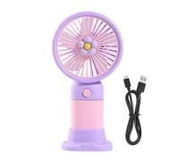 Portable Fan - Handheld Mini Air Cooler, Rechargeable Quiet Breeze Device, Compact Personal Cooling Equipment, Men Women Travel Indoor Kitchen Home Office Desk Air Circulation Comfort Accessory