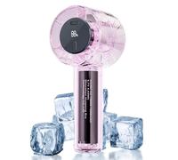 Portable Fan Handheld | USB Rechargeable Personal Fans | Digital Display Mini Cooling Fans | Powerful Quiet Hand Fan Adjustable Speed Compact Travel Cooling Device Lightweight Design for Women Men Out