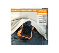 Portable Fan - QINGQUE - Clip-on Model - 4000mAh - USB - Orange