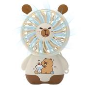 Portable Fan - USB Rechargeable Lightweight Low Noise,Handheld Rechargeable Fan | For Summer Outdoor Travel Car Desktop Work Beach Office Kids Adult Women