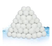 Portable Filter Balls, Swimming Pools Filter Media, 11.02 inches Heavy Duty Polysphere Efficient Replacement Pump Clean Water Maintenance, Lightweight and Sturdy Design