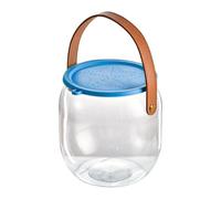 Portable Fish Tank Clear - Beach Travel Bucket | Silicone Lid Handle