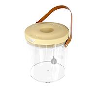 Portable Fish Tank - Compact Aquatic Habitat | Clear Body for Safe Viewing, Leak Resistant Structure for Small Pets, Aquatic Supplies Holder for Trips, Outdoor Events, Home Display