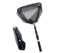 Portable Fishing Net, Secure Grip Handle, Adjustable Telescopic Tool, Saltwater Clean River Stream Catching Gear, Outdoor Pond Pier Shore Companion, Angling Gear for Bass, Trout, Catfish