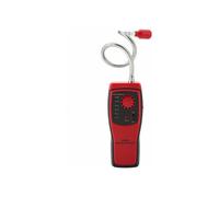 Portable flammable gas leak detector with audible and visual alarm for methane and liquefied petroleum gas (LPG)