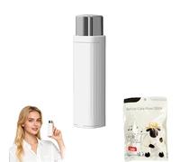 Portable Floss Pick Box, Travel Floss Pick Dispenser, for Cleaning Teeth and Oral Care at Dating, Travel, Hotels (1pcs white)