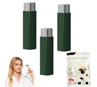 Portable Floss Pick Box, Travel Floss Pick Dispenser, for Cleaning Teeth and Oral Care at Dating, Travel, Hotels (3pcs green)