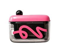 Portable Floss Pick Case, Reusable Automatic Flosser Holder, with Lightweight Quality Design 9x7.5x3cm/3.54x2.95x1.18 Inches Unit, Easy Carry Gear, Floss Organizer, for Home Office Travel