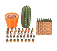 Portable Fold Up Plant Chess Set, Funny Plant Chess Sets Themed Innovative Storage Solution Suitable for Ages 15+ Kids Adults During Travel